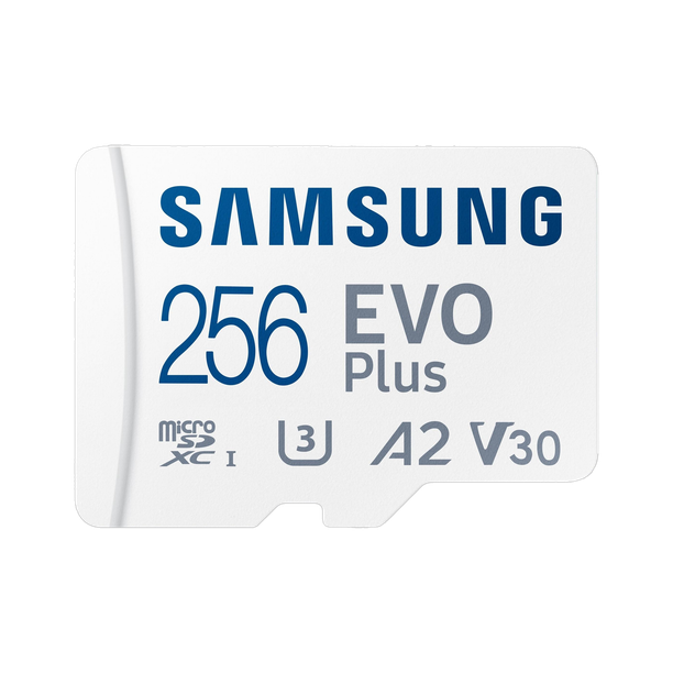 SAMSUNG MB-MC256SA/IN EVO Plus 256 GB MicroSDXC Class 10 160 MB/s Memory Card Compatible with Camera, Computer, Gaming Console, Mobile, Tablet