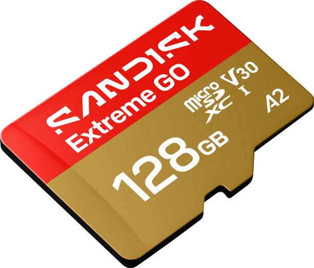 SanDisk SDSQXGN-128G-GN6MN SANDISK Extreme GO microSDXC UHS-I Card 128 GB MicroSDXC Class 10 240 MB/s Memory Card Compatible with Mobile, Computer, Tablet, Camera, Gaming Console
