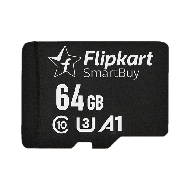 Flipkart SmartBuy FMC064-UR1-C10 64 GB MicroSDXC Class 10 20 Mb/s  Memory Card Compatible with Mobile, Tablet