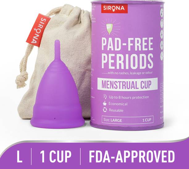 SIRONA Large Reusable Menstrual Cup (Pack of 1)