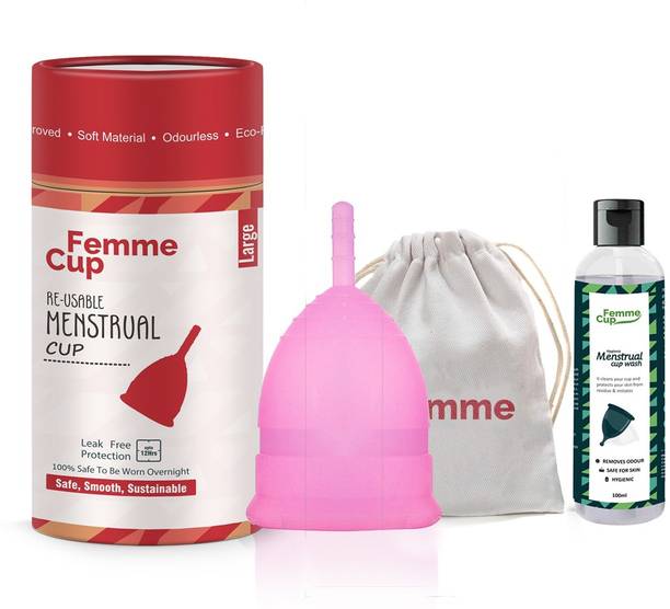 FemmeCup Large Reusable Menstrual Cup