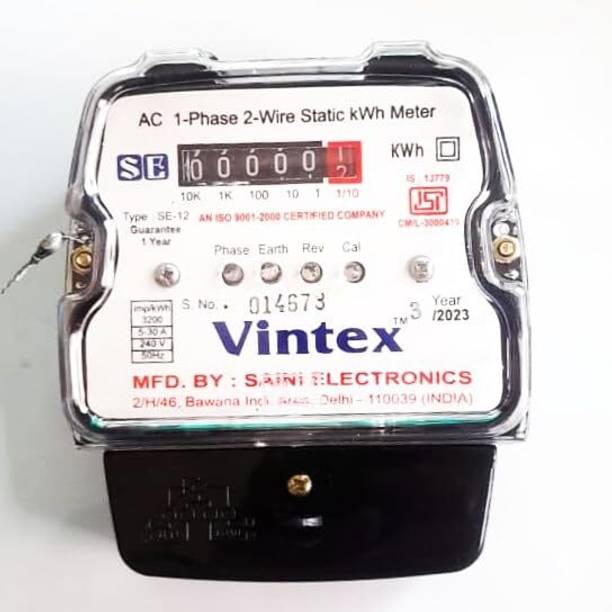 SM ENTERPRISESS jaipur static watt hour meter single phase Metal Electrical Box