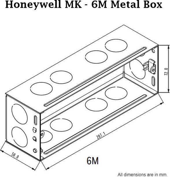 RK Trading Honeywell MK - 6M Metal Electrical Box