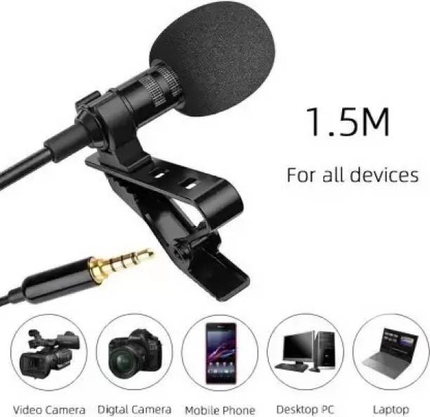 NKPR Professional Metal Coller Clip Mic ,Youtube ,Voice Recording ,DSLR Camera 1123 CABLE
