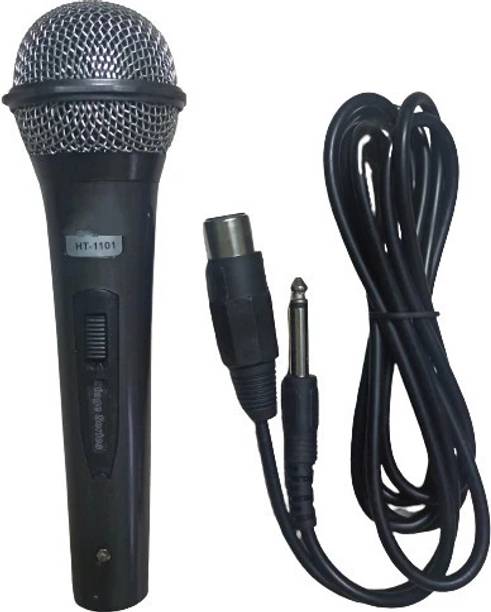 GoodsBazaar AUDIO DYANAMIC WIRED MICROPHONE WITH WIRE WIRED MICROPHONE USE FOR SINGING, INSTRUMENTS AND MULTIPURPOSE