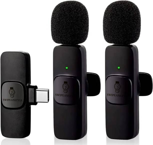 swipeandstyle K9 Wireless Lavalier Microphone Wireless Lavalier Microphone (Clip-on Microphone)