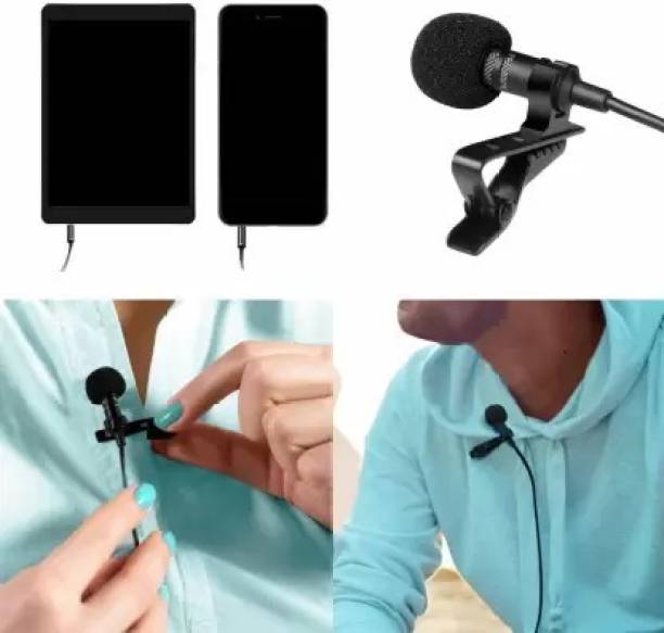 NKPR Professional Metal Coller Clip Mic ,Youtube ,Voice Recording ,DSLR Camera 1116 CABLE