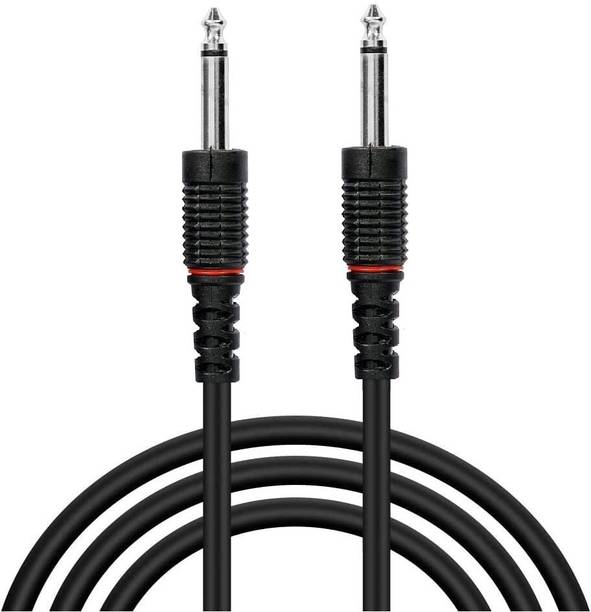 Sage 6.35mm to 6.35mm Stereo Cable,Male TRS Speaker Amp Cable Jack (1.5 Meter) Premium 6.35mm (1/4 inch) Male to 6.35mm (1/4 inch) Male Mono Plug Cable