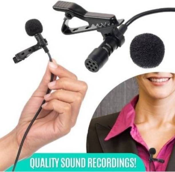 NKPR Professional Metal Coller Clip Mic ,Youtube ,Voice Recording ,DSLR Camera 1199 CABLE