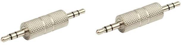 APNA KANHA Audio Jack Extender Adapter (Pack of 2) 3.5mm Male to Male