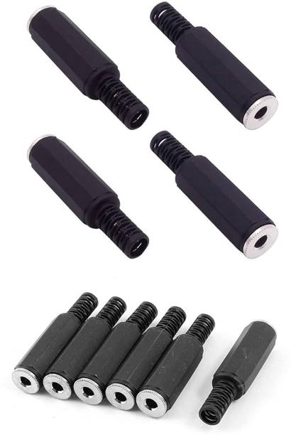 fdealz 3.5mm Replacement Jack TRS 3 Pole Stereo Female Jack Plug 1/8" 3.5mm Solder Type DIY Audio Connector