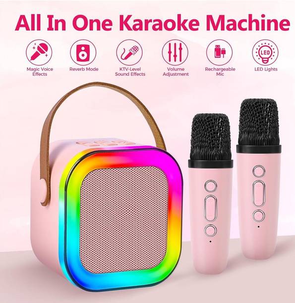 ABsells DUO MIC KARAOKE SPEAKER 12 W Bluetooth Speaker