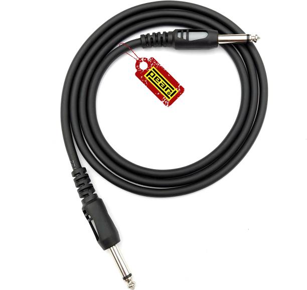 PEARL Guitar Cable/Musical Console Cable P38 Mono to P38 Mono (6.35 mm Jack) | (P38 - P38) CONNECTING CABLE 1 Pc
