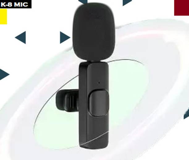 Bashaam E1183_K8 MIC TYPE-C SUPPORTED WIRELESS MICROPHONE BLACK (PACK OF 1) Holder