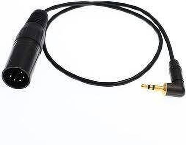 DRAGONCABLE 5 Pin XLR Male to 3.5mm TRS Male Jack Stereo Audio Cable for ARRI AUDIO CABLE