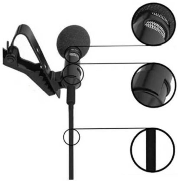 NKPR Professional Metal Coller Clip Mic ,Youtube ,Voice Recording ,DSLR Camera 1208 CABLE