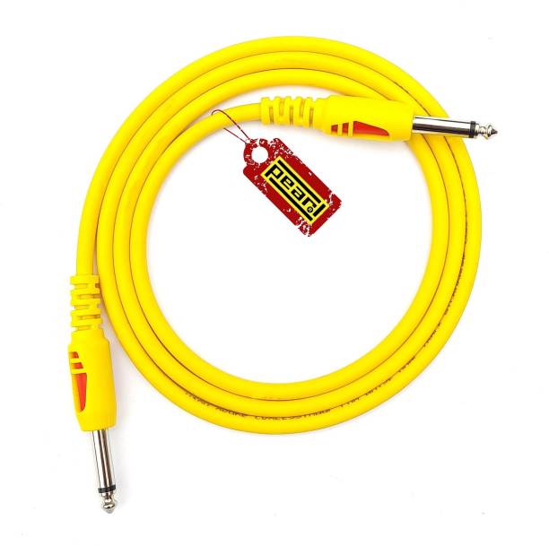 PEARL Guitar Cable/Musical Console Cable P38 Mono to P38 Mono (6.35 mm Jack) - Length 4.5 Feet