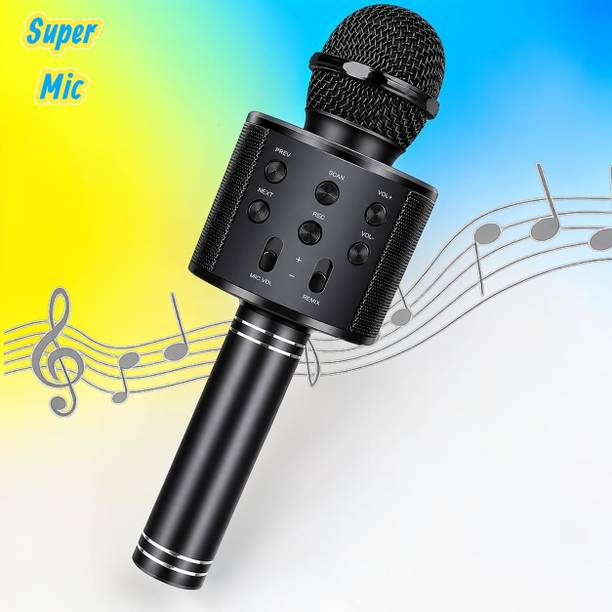 Ziddjeet X248 Rechargeable Karaoke Microphone with Bluetooth Connectivity & HD Audio Microphone