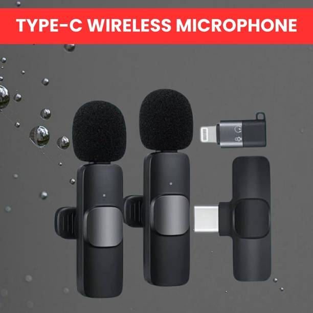 SACRO K9 Dual (Wireless Microphone) With Bluetooth Mic & Plug for Vlogging/YouTubP361 Microphone