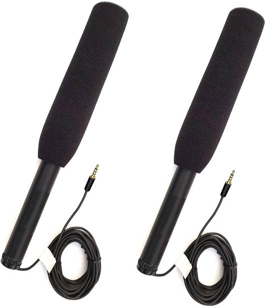 Winsumm Professional Microphone for Interview,News,Media Designed for Mobile(Pack of 2) Microphone