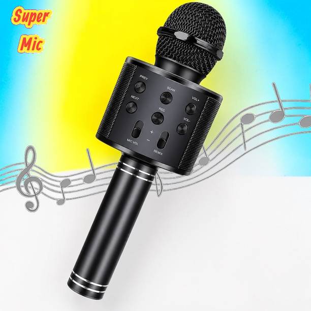 Shamsa X178 Rechargeable Karaoke Microphone with Bluetooth Connectivity & HD Audio Microphone