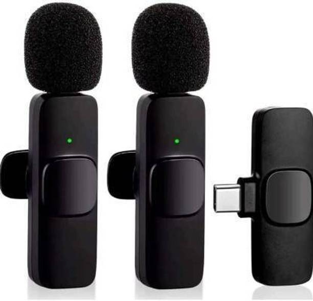 MOBIZAC Mobile Collar Microphone K9 for Vlogging Recording Podcast ASMR Interviews Youtube Video Making Microphones Wireless