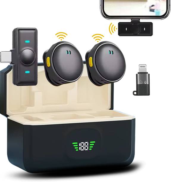 MOBIZAC Wireless Mic for Vlogs and Video Recording Microphone