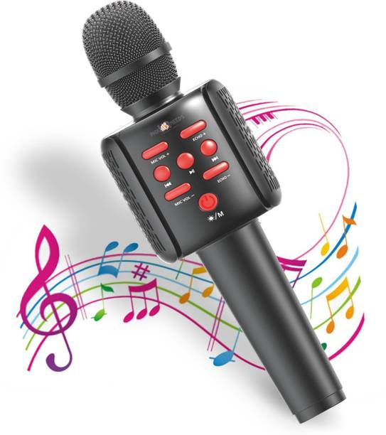 Pick Ur Needs Wireless Bluetooth Microphone Rechargeable Kids Toy Karaoke Mic For Singing Toy