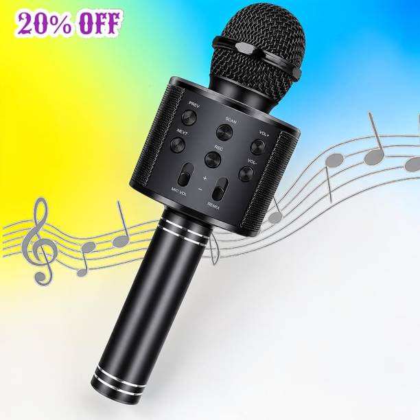 Sagaft X511 Wireless Karaoke Microphone with Bluetooth Speaker for Singing & Parties Microphone