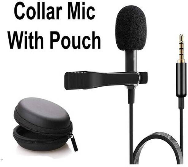 SOJUBA 3.5mm collar mic Mini Singing and Recording Microphone