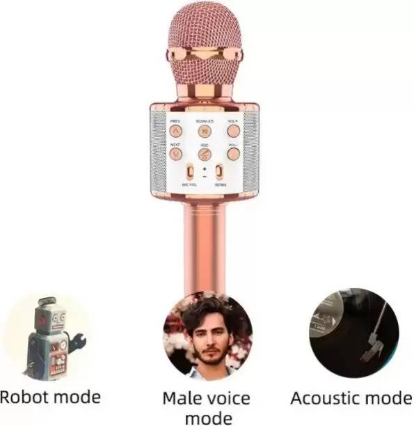 jorugo S1745 ULTRA WS858_Wireless Karaoke Mic For Singing and Blogging(pack of 1) Microphone