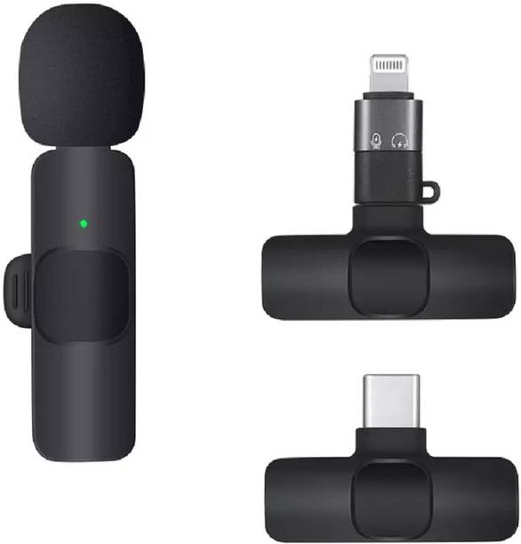 N&B NYUBI Wireless Microphone for All Type-C, Micro USB, Lightning Mobile Phones Camera Microphone