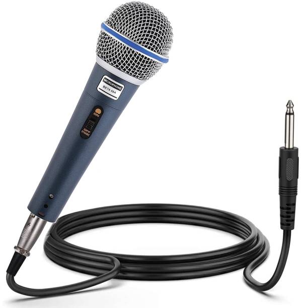darkingwings Beta 58A Microphone Neodymium Dynamic Mic XLR Audio Cardiod Karaoke with Cable Microphone