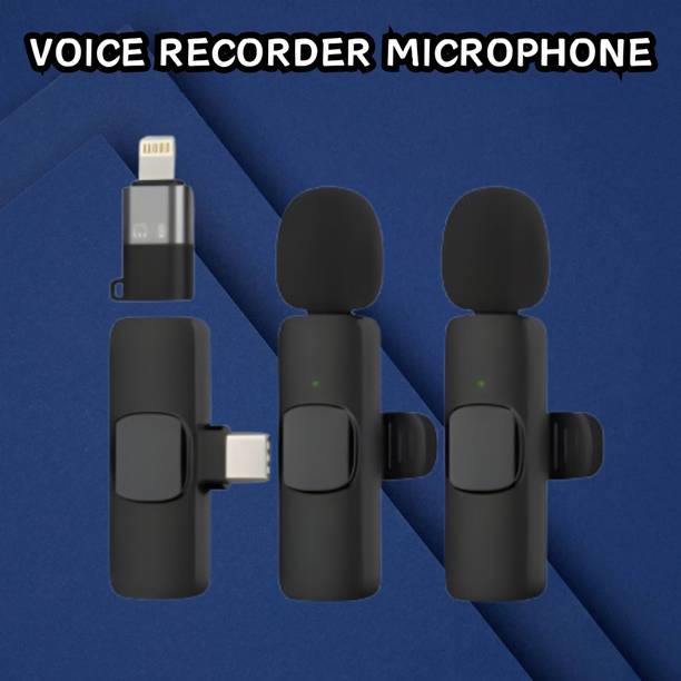 SACRO K9 Dual (Wireless Microphone)Plug & Bluetooth Collar Mic for YouTub/VloggingB94 Microphone