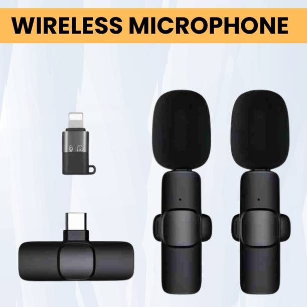 SACRO K9 Dual (Wireless Microphone) With Bluetooth Mic & Plug for Vlogging/YouTubO300 Microphone