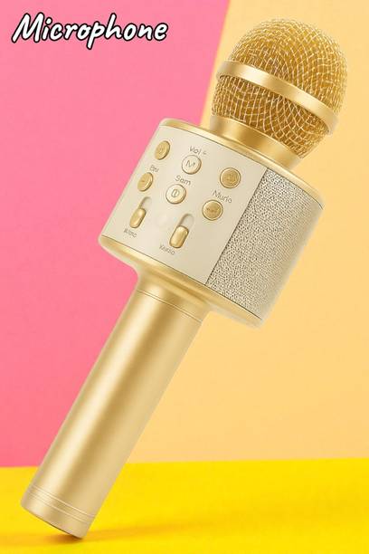 Nilesawar X209 Dual Speaker Wireless Karaoke Mic – 3D Surround Sound Quality Microphone