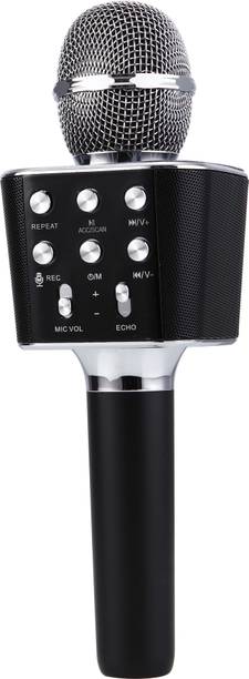 MZ M804 (KARAOKE MIC WITH SPEAKER) Rechargeable FM Radio Voice Changer Microphone