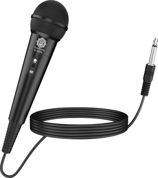 Digimore D-1010 Professional Cardioid Dynamic Mic with 10ft Cable for Karaoke, Singing Microphone