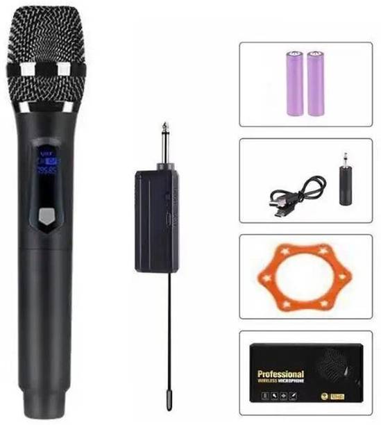 Hybite Professional Wireless Microphone with Receiver For PA ,Karaoke Speaker etc UHF Microphone