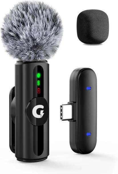 Grenaro Wireless Mic, Cancellation Mic for YouTube, Vlogging, Recording For Type-C Microphone