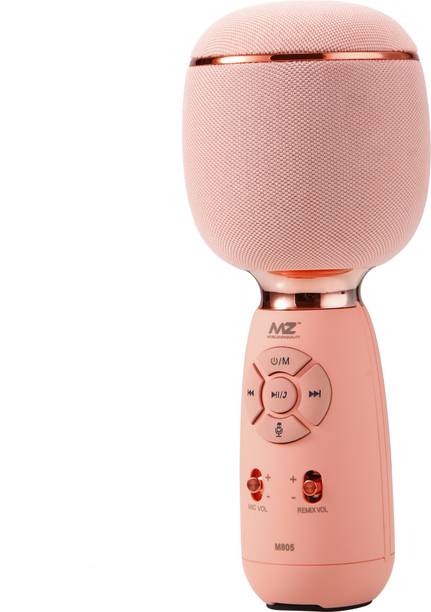 MZ M805 (KARAOKE MIC WITH SPEAKER) Rechargeable FM Radio Voice Changer Microphone