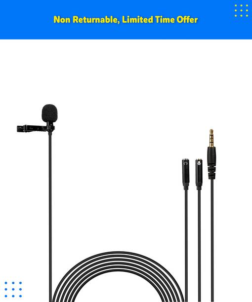 Gamma Audio GA-YLM07 Shielded Cable Condenser Microphone With Cable,Clip,Sponge,Adapter