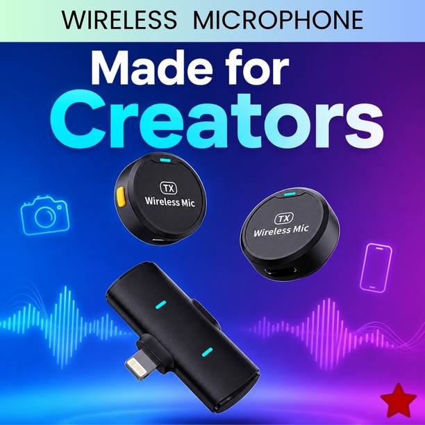 YAROH Mini Wireless Mic for YouTube for Vlogging, Reels and Interviews DC3 Microphone