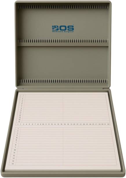 HCG Healthcure generation Premium Quality Microscope Slide Box 100 Capacity for Laboratory Use Microscope Slide Box