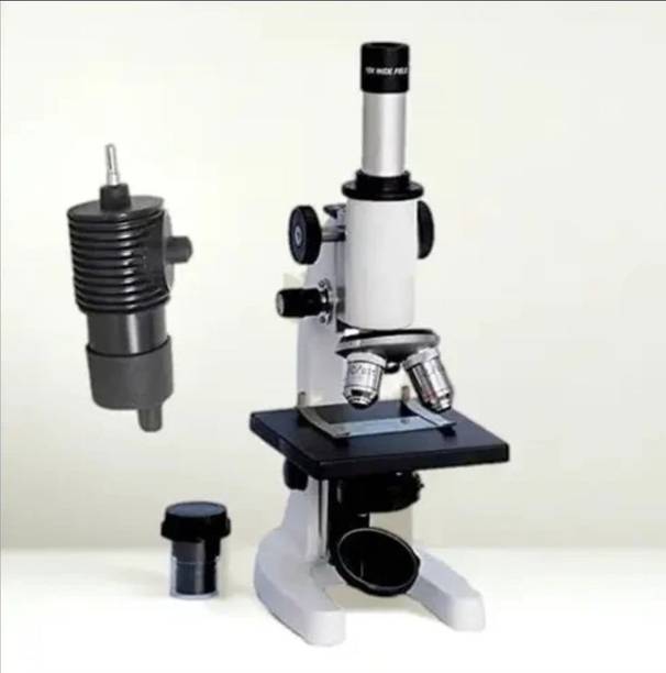 HNP LabScientific BCM-1000 Compound Monocular Microscope with LED Illuminator for Lab & Students Microscope Slide Box