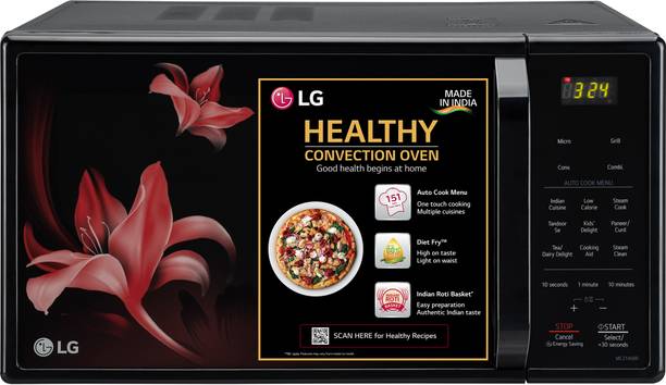 LG 21 L Quartz Heater and Stainless Steel Cavity Convection Microwave Oven
