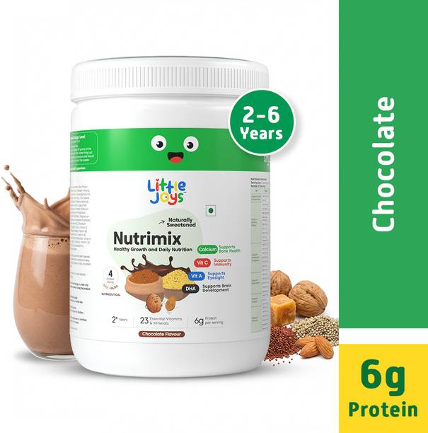Little Joys Chocolate Nutrimix for Kids 2-6 Years | Better Immunity & Strength | 6g Protein