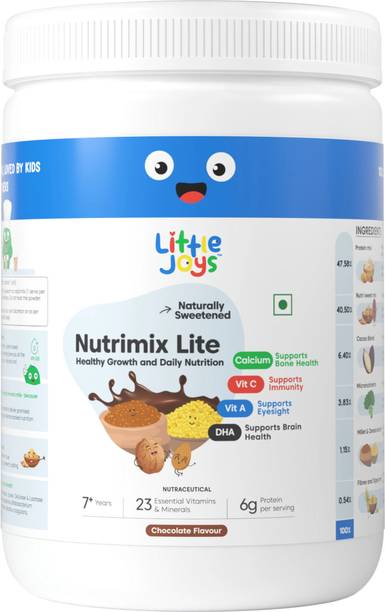 Little Joys Nutrimix Lite for Kids 7-12 Years | Chocolate Flavor |Better Immunity & Strength