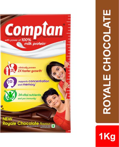 COMPLAN Nutrition Drink Powder for Children Royale Chocolate Flavour Carton
