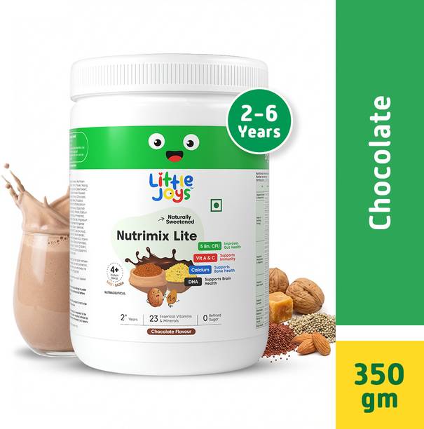 Little Joys Nutrimix Lite for Kids 2-6 year, Improves Gut Health, Chocolate Flavour